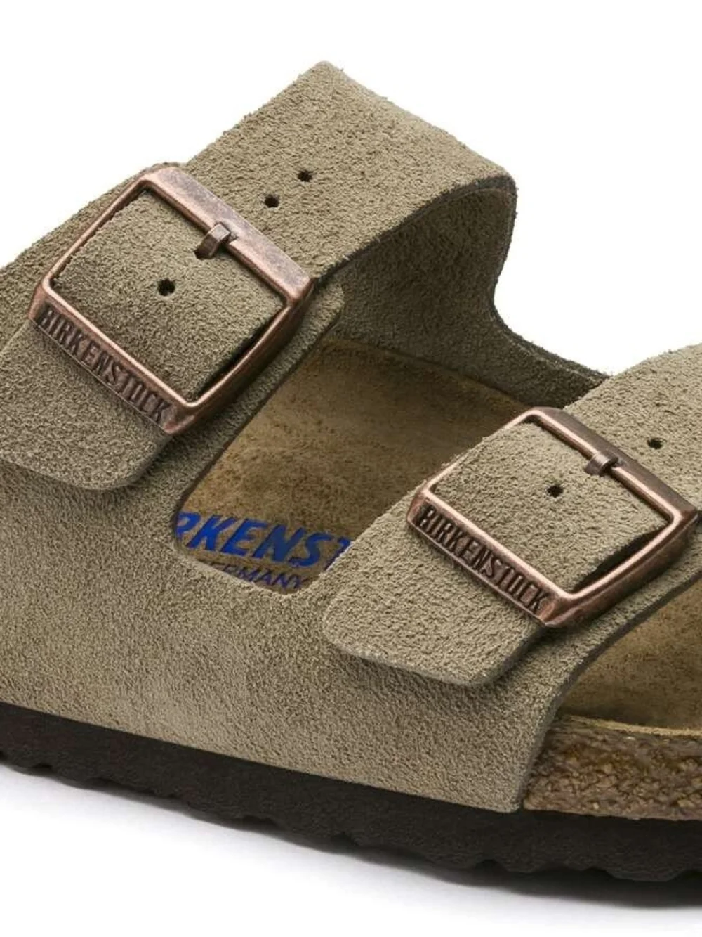 Birkenstock Unisex Arizona Suede Sandal — Taupe NWOT